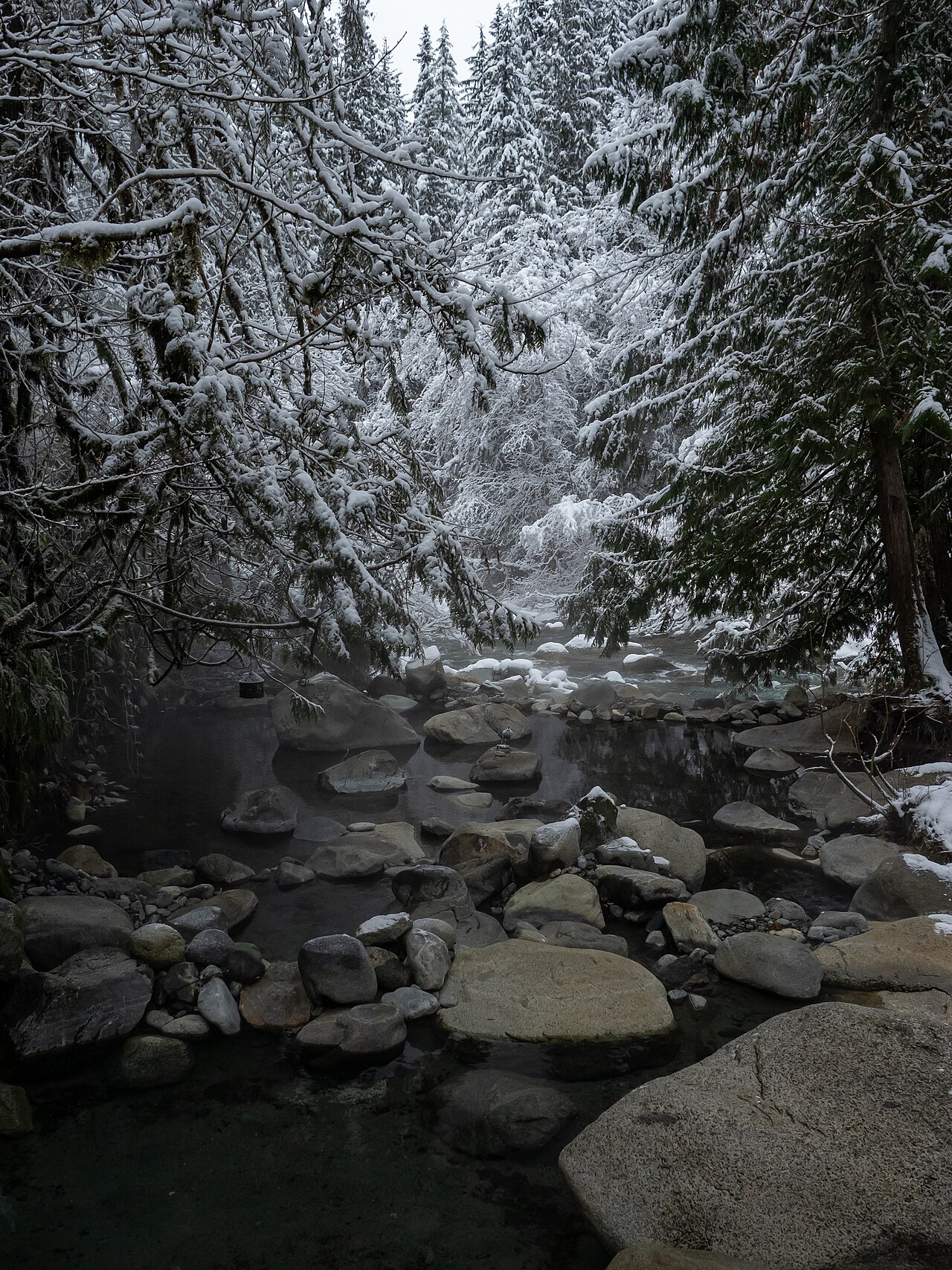 Sloquet Hot Springs, Canada hot spring in Canada