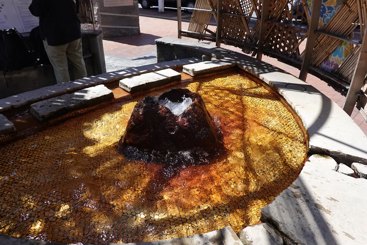 Beppu Onsen hot spring in Japan