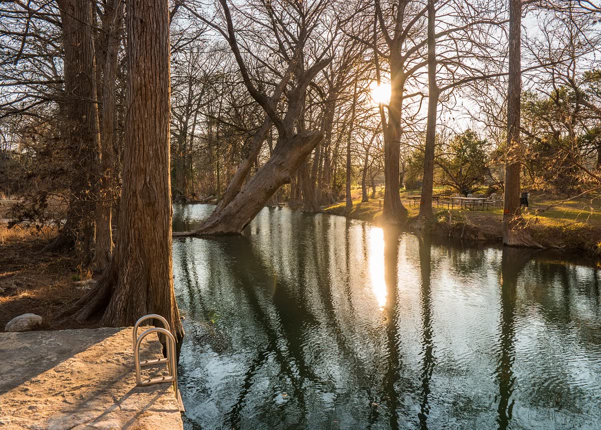 Blue Hole Regional Park Texas, United States hot spring in United States