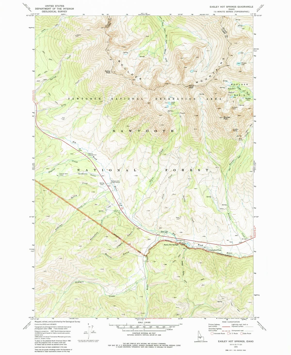Easley Hot Springs Idaho, United States hot spring in United States