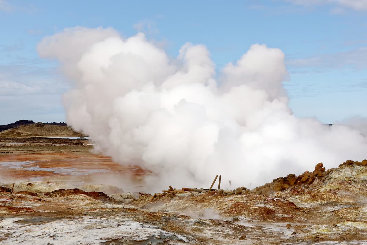 Geothermal Goldfish Pond, Iceland hot spring in Iceland