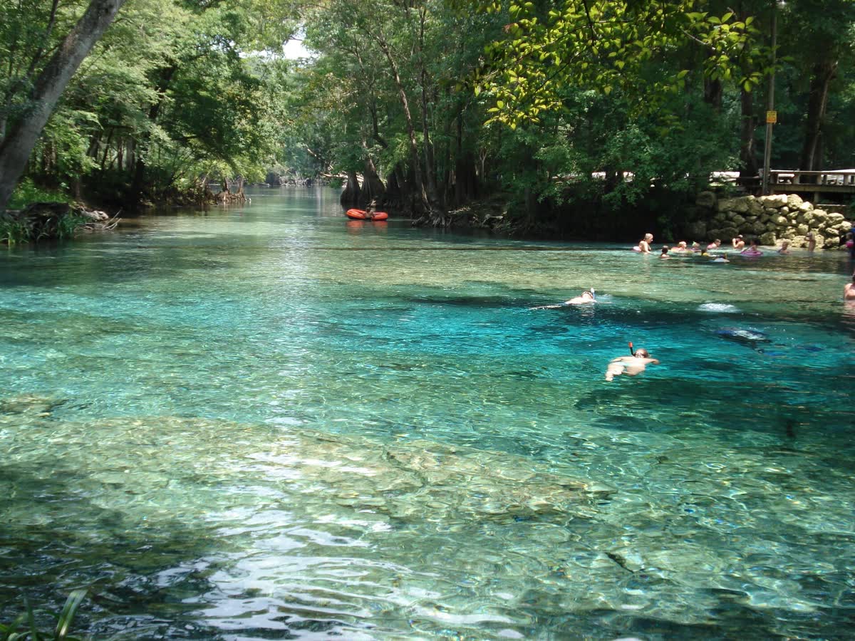 Ginnie Springs, Florida hot spring in United States