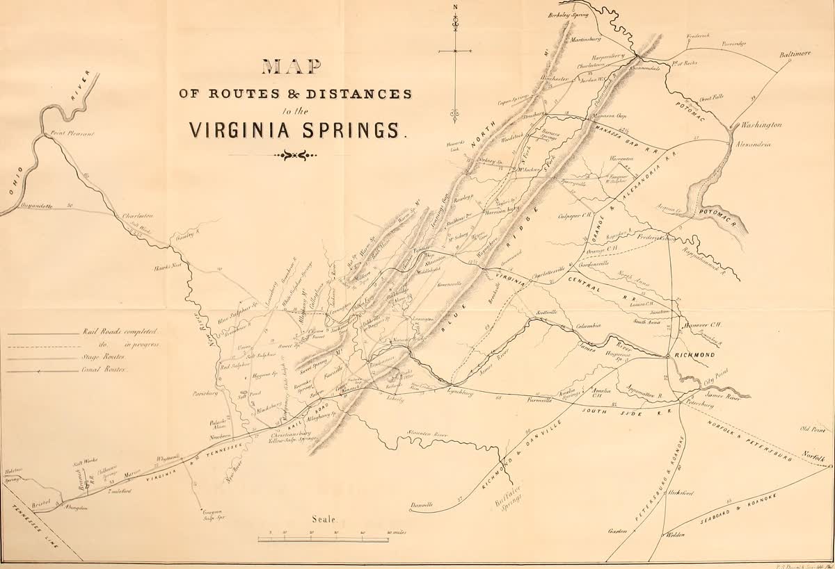 Healing Springs, Virginia hot spring in United States
