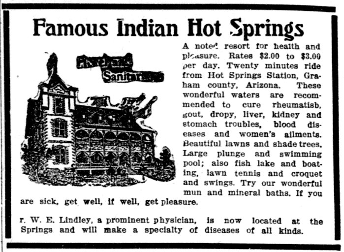 Indian Hot Springs, Arizona hot spring in United States