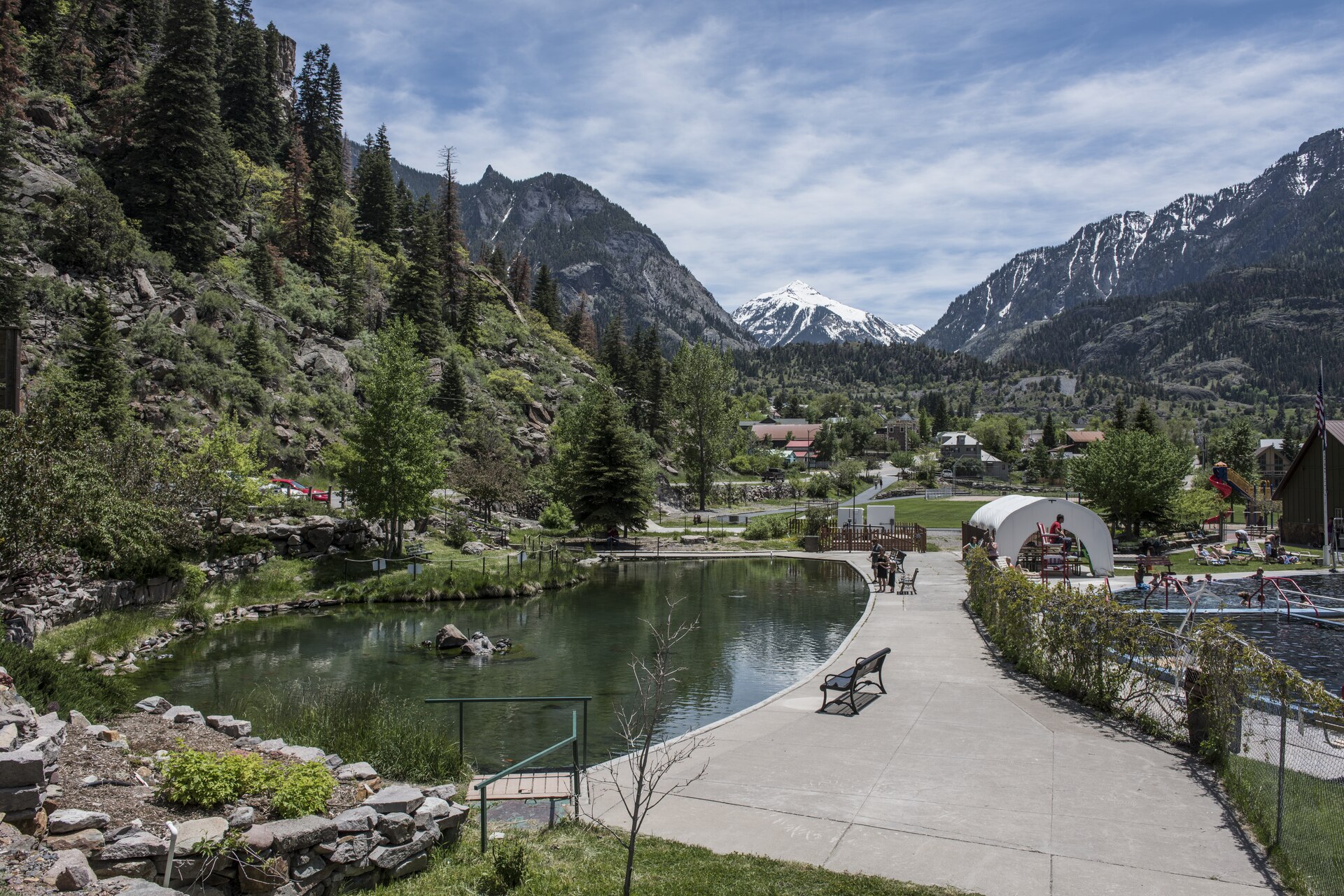 Ouray Hot Springs, Colorado hot spring in United States
