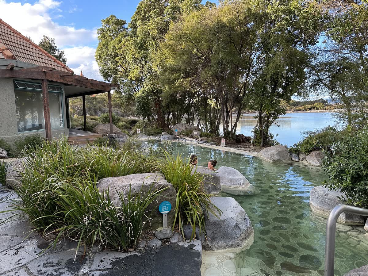 Polynesian Spa hot spring in New Zealand