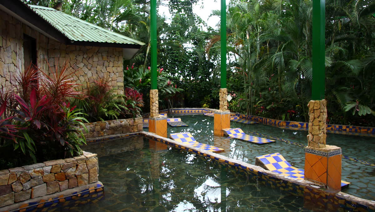 Tabacón Thermal Resort hot spring in Costa Rica