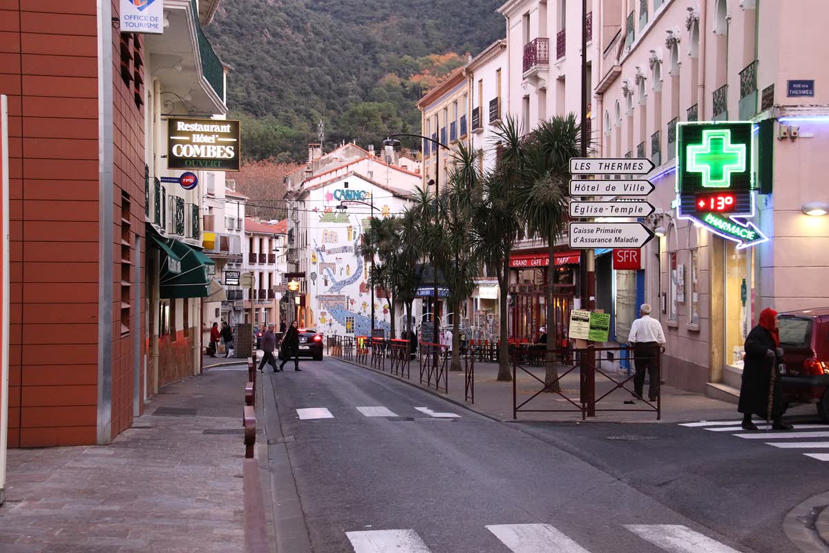 Thermes D Amelie Les Bains, France hot spring in France